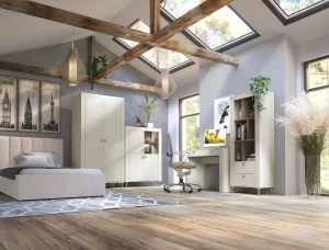 Szafa Mossa MO1 Cashmere/Dąb Whisky