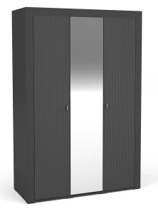 Szafa Mossa MO2 Czarny/Dąb Whisky