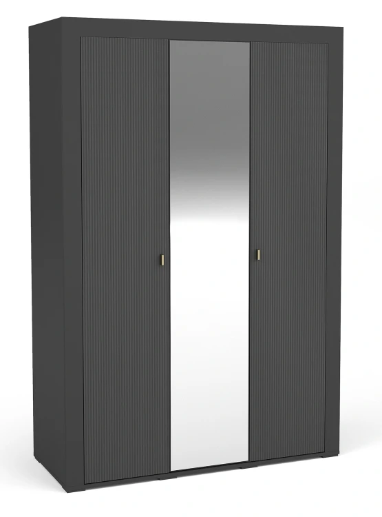 Szafa Mossa MO2 Czarny/Dąb Whisky