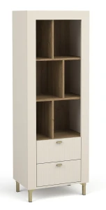 Regał Mossa MO4 Cashmere/Dąb Whisky