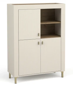 Komoda Mossa MO5 Cashmere/Dąb Whisky