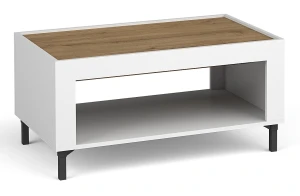 Ława Mossa MO9 Biały/Dąb Whisky