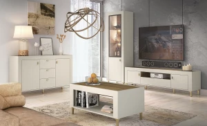 Ława Mossa MO9 Cashmere/Dąb Whisky