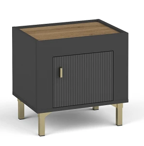 Szafka Mossa MO11 Czarny/Dąb Whisky