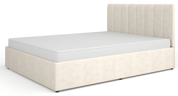 Łóżko 160x200 Mossa MO12 Kremowe