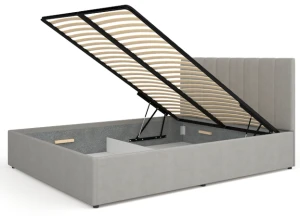 Łóżko 160x200 Mossa MO12 Szare