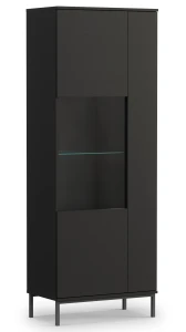 Witryna z LED WIT70 Querty Czarny