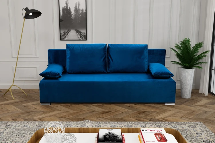 Sofa z funkcja spania Ecco DELUXE Granatowa