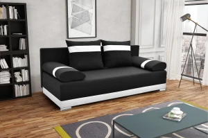 Kanapa z funkcją spania Orlean Czarna