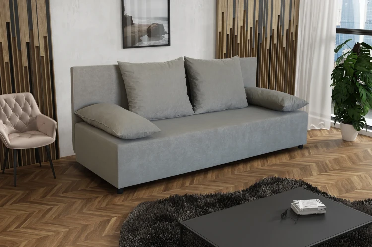 Kanapa rozkładana TANIA 2 Szara