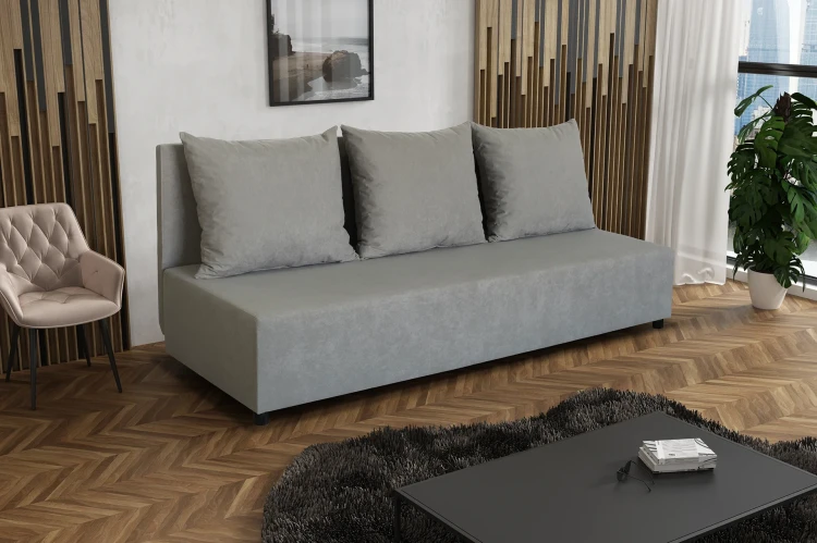 Kanapa rozkładana TANIA 3 Szara