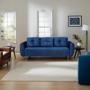 Kanapa rozkładana Sewilla Granatowa