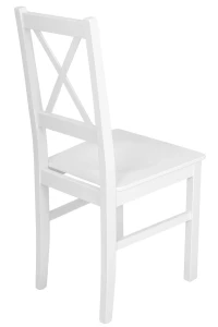 Komplet 2x Krzesło drewniane NIL10D Białe