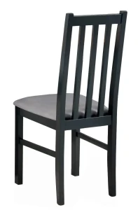Komplet 4x Krzesło drewniane BOS10 Czarne/Szare