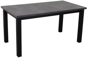 Stół do kuchni rozkładany LAP 150/190x80 Czarny/Beton