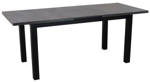 Stół do kuchni rozkładany LAP 150/190x80 Czarny/Beton