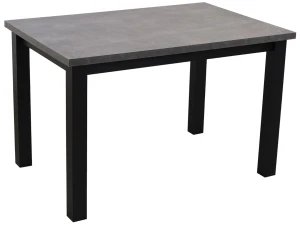 Stół 120x80 z 6 krzesłami M005-6 Czarny/Beton
