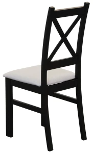 Stół 120x80 z 6 krzesłami M005-6 Czarny/Beton