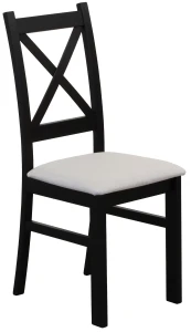 Stół rozkładany 150/190x80 z 6 krzesłami M006-6 Czarny/Beton