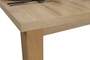 Stół rozkładany 150/190x80 z 6 krzesłami M012-6 Dąb Artisan