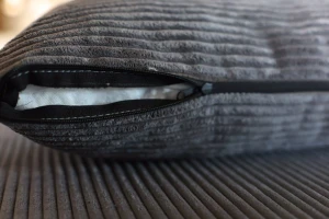 Kanapa rozkładana Lunera Prima 2 sztruks grafit