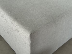 Tapczan jednoosobowy łóżko tapicerowane SENIVA 80x180 szary