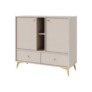 Komoda z szufladami  Sakai 1 2F 2S T825 Beż