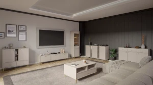 Komoda trzydrzwiowa  Sakai 1 3F T823 Beż