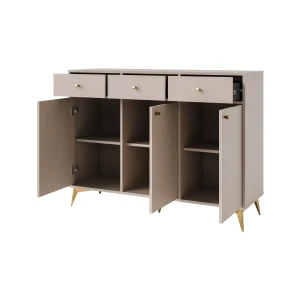 Komoda z szufladami  Sakai 1 3F 3S T827 Beż