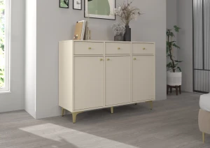 Komoda z szufladami  Sakai 1 3F 3S T827 Beż