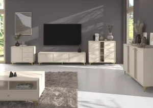 Szafka RTV stojąca  Sakai 1 2K T302 Beż