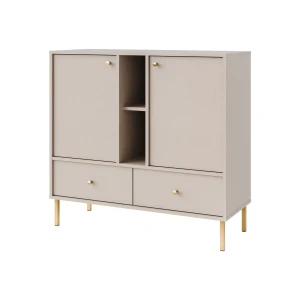 Komoda z szufladami  Sakai 2 2F 2S T825 Beż