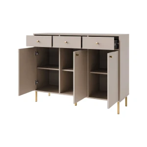 Komoda z szufladami  Sakai 2 3F 3S T827 Beż