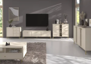 Szafka RTV stojąca  Sakai 2 2K T302 Beż