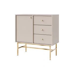 Komoda z szufladami  Sakai 3 1F 3S T814 Beż