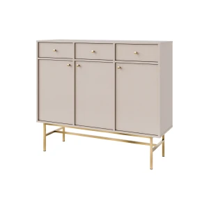 Komoda z szufladami  Sakai 3 3F 3S T827 Beż