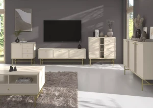 Szafka RTV stojąca  Sakai 3 2K T302 Beż