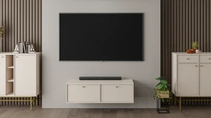 Stolik nocny z szufladami do sypialni Sakai 4 2S T801 Beż