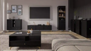 Stolik kawowy z szufladą  Sakai 1 1S T201 Czarny