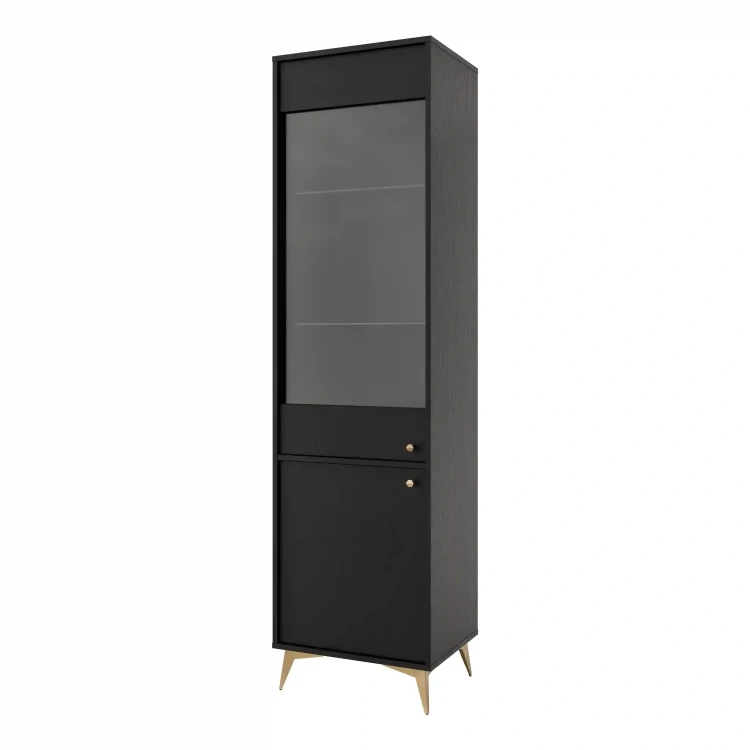 Witryna szklana  Sakai 1 2F T101 Czarny