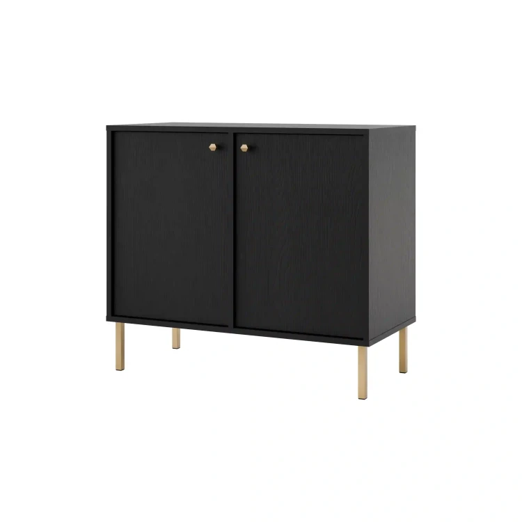 Komoda dwudrzwiowa  Sakai 2 2F T812 Czarny