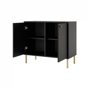 Komoda dwudrzwiowa  Sakai 2 2F T812 Czarny