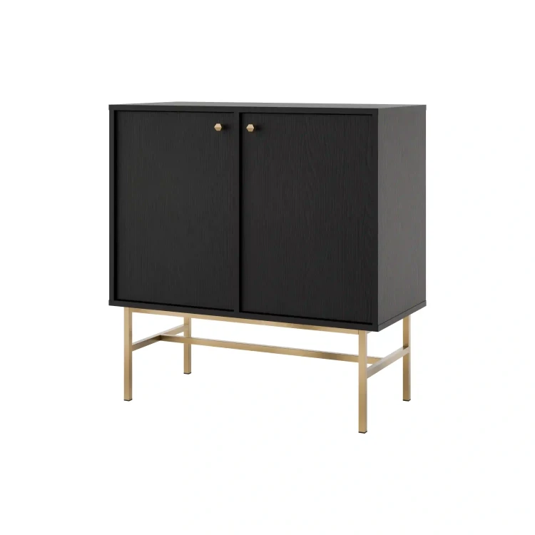 Komoda dwudrzwiowa  Sakai 3 2F T812 Czarny