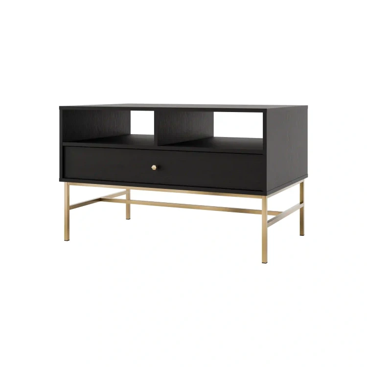 Stolik kawowy z szufladą  Sakai 3 T201 Czarny