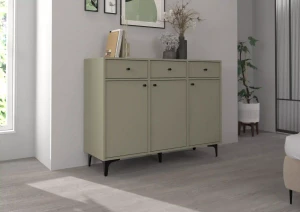 Komoda z szufladami  Sakai 1 3F 3S T827 Eukaliptus