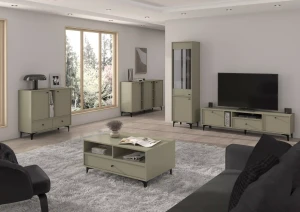 Stolik kawowy z szufladą  Sakai 1 1S T201 Eukaliptus