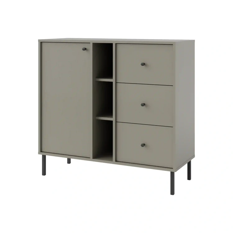 Komoda z szufladami  Sakai 2 1F 3S T824 Eukaliptus