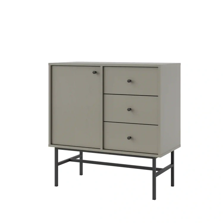 Komoda z szufladami  Sakai 3 1F 3S T814 Eukaliptus