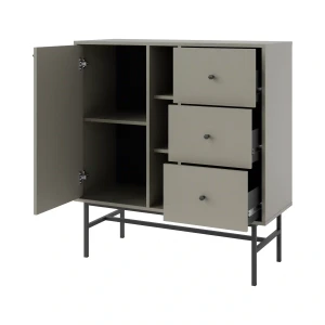 Komoda z szufladami  Sakai 3 1F 3S T824 Eukaliptus