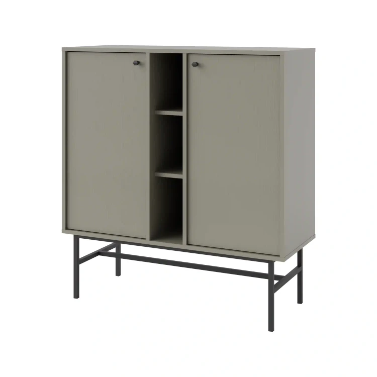 Komoda dwudrzwiowa  Sakai 3 2F T822 Eukaliptus